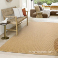 Jute tapis coureur salon grand